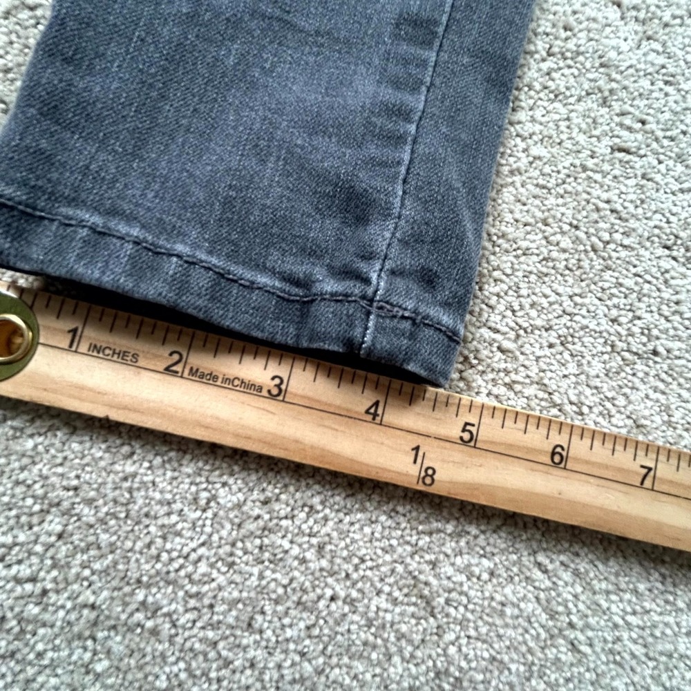 Gloria Vanderbilt Amanda Skinny Jeans Womens 4P Black Whiskering Denim‎ Cotton - Picture 3 of 9